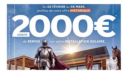 Installation photovoltaïque par EDF ENR