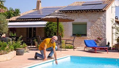 Panneaux solaires et batterie