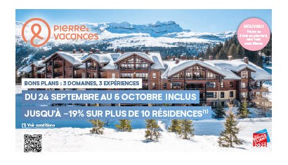 Bons plans 3 domaines, 3 expériences !