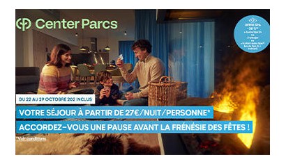 Vente flash Center Parcs